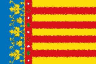 Bandera Comunidad Valenciana. Elecciones Generales 28A